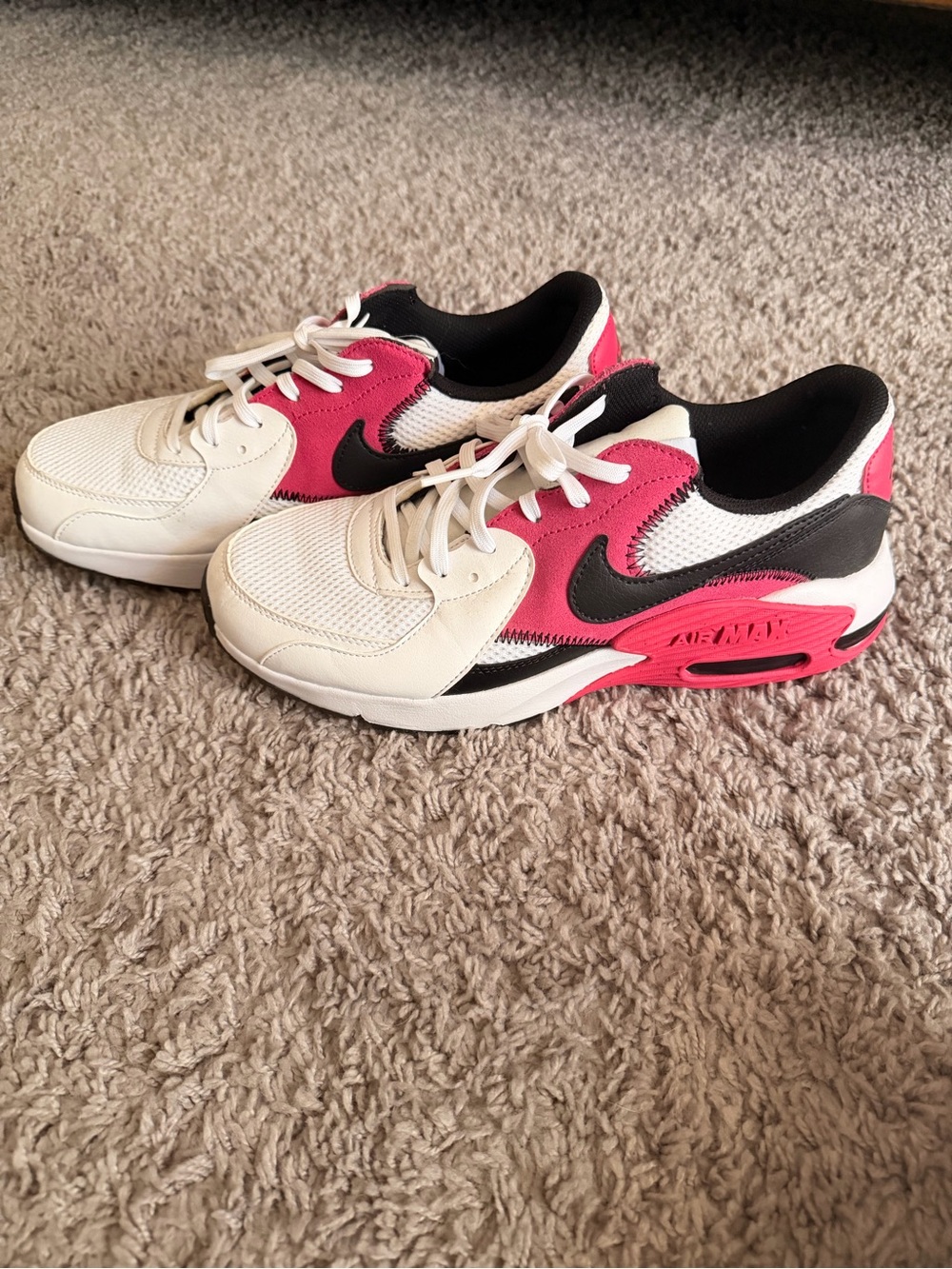 Nike Women's Retro Air Max Sneakers - White, Pink & Black